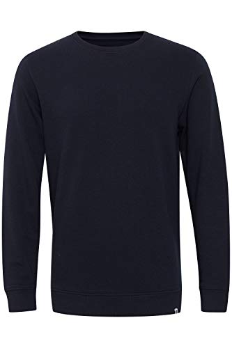 Indicode Keno Herren Sweatshirt Pullover Pulli mit Rundhalsausschnitt, Größe:XXL, Farbe:Navy (400) von Indicode