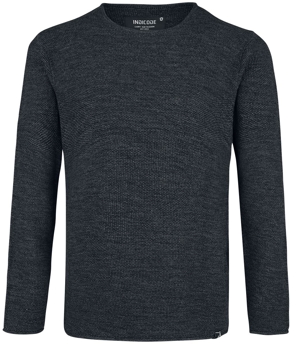 Indicode Kristian Sweatshirt schwarz in XXL von Indicode