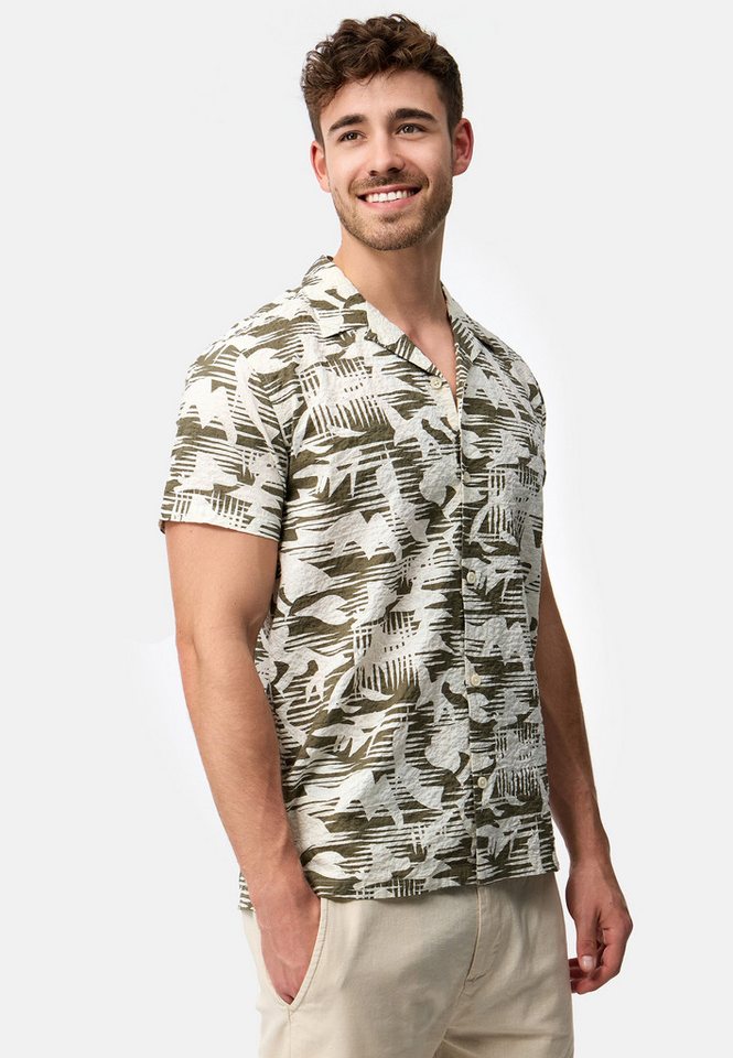 Indicode Kurzarmhemd Herren INDarcy Herrenhemd Kurzarm von Indicode