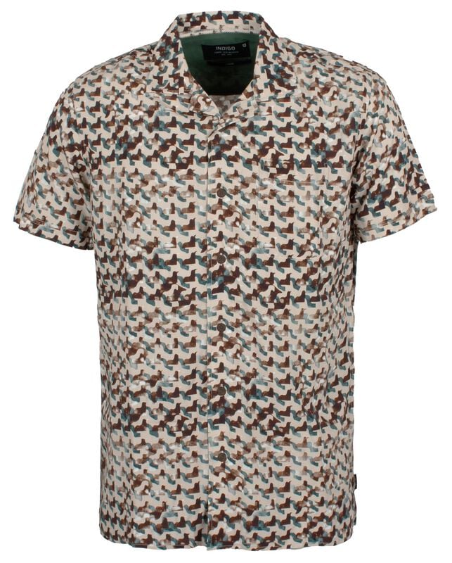 Indicode Kurzarmhemd - INRamses - S bis L - für Männer - Größe L - multicolor von Indicode