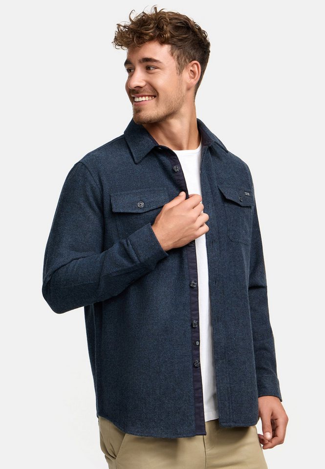 Indicode Langarmhemd Herren INLui Herrenhemd Langarm von Indicode