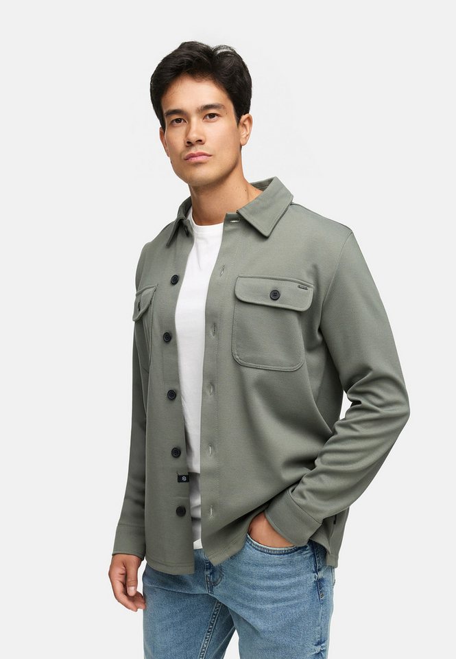 Indicode Langarmhemd INNello Elegantes Overshirt mit Brusttaschen von Indicode