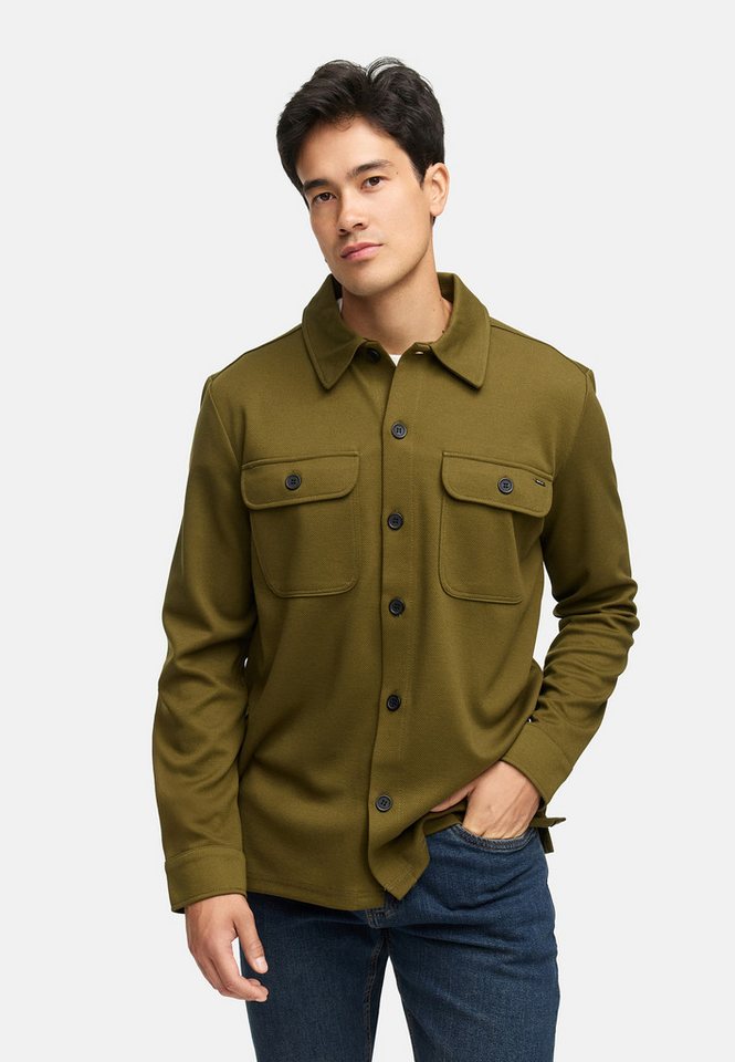 Indicode Langarmhemd Herren INNello Herrenhemd Langarm Elegantes Overshirt mit Brusttaschen von Indicode