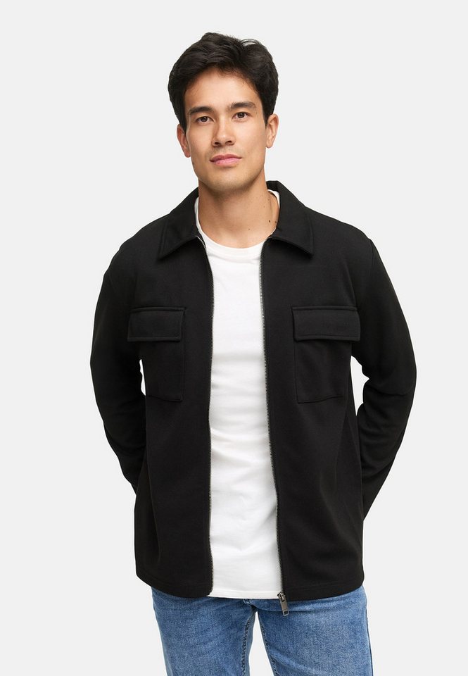 Indicode Langarmhemd INNello Zip Shirt Lässiges Hemd mit Reißverschluss und Brusttaschen Indicode Langarmhemd INNello Zip Shirt Lässiges Hemd mit Reißverschluss und Brusttaschen von Indicode