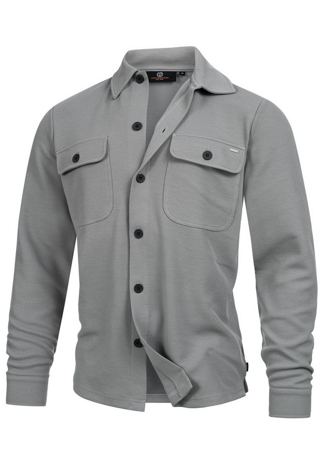 Indicode Langarmhemd INNello Elegantes Overshirt mit Brusttaschen von Indicode