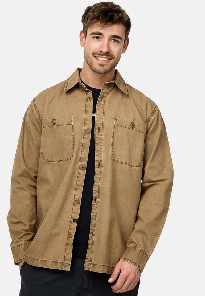 Indicode Langarmhemd Herren INPilou Herrenhemd Langarm von Indicode