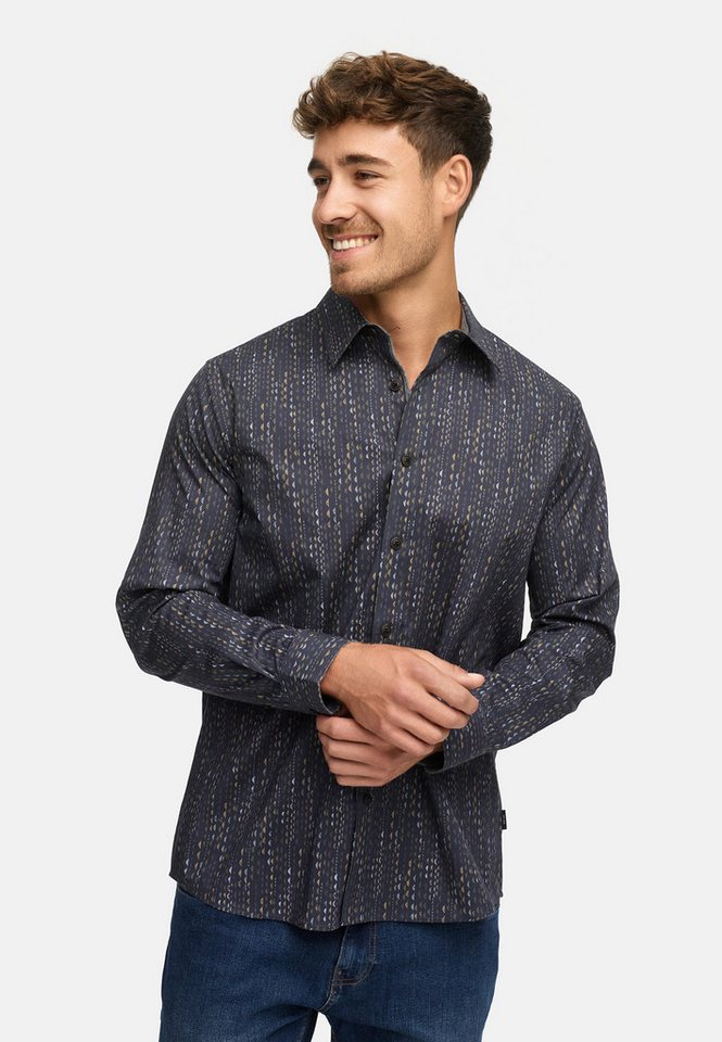 Indicode Langarmhemd Herren INSamwell Herrenhemd Langarm von Indicode