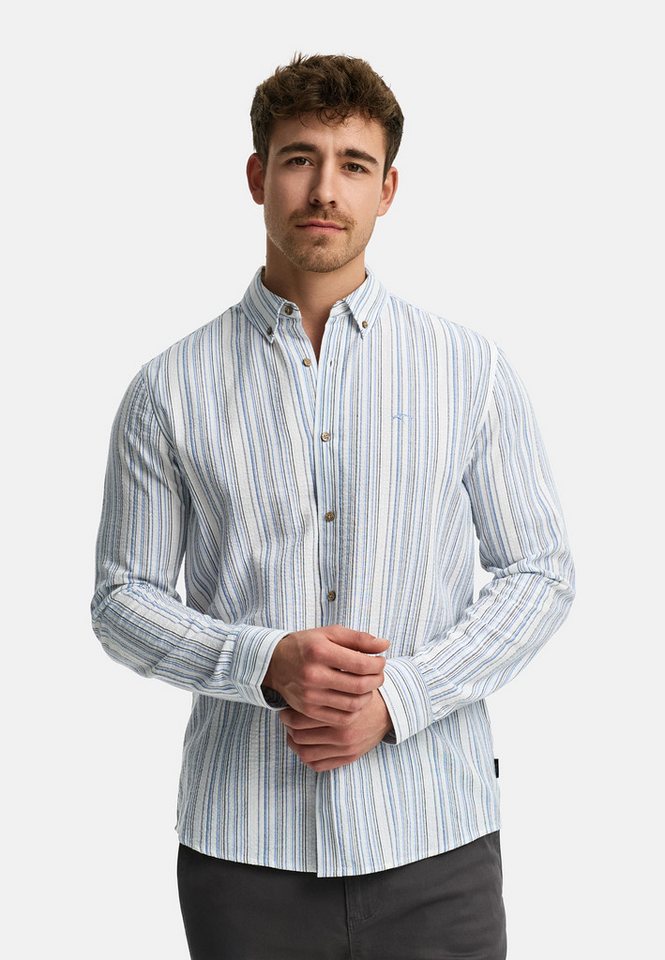 Indicode Langarmhemd Herren INTerra Herrenhemd Langarm in verschiedenen Designs von Indicode