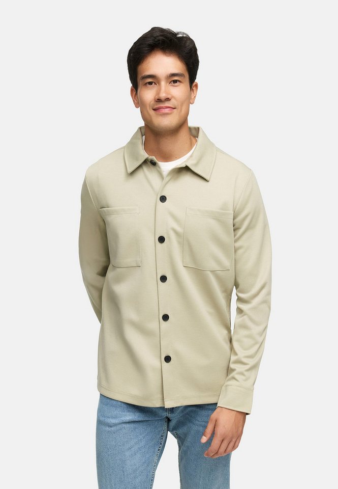 Indicode Langarmhemd Herren INYuno Herrenhemd Langarm Lässiges Hemd mit praktischen Brusttaschen von Indicode