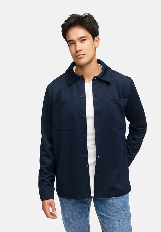 Indicode Langarmhemd Herren INYuno Herrenhemd Langarm Lässiges Hemd mit praktischen Brusttaschen von Indicode