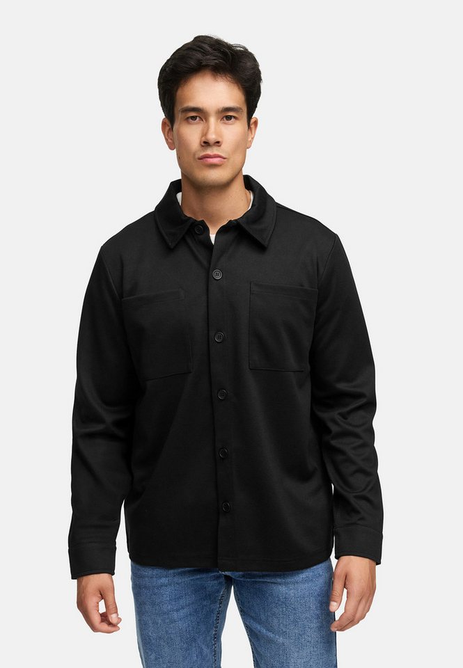 Indicode Langarmhemd Herren INYuno Herrenhemd Langarm Lässiges Hemd mit praktischen Brusttaschen von Indicode