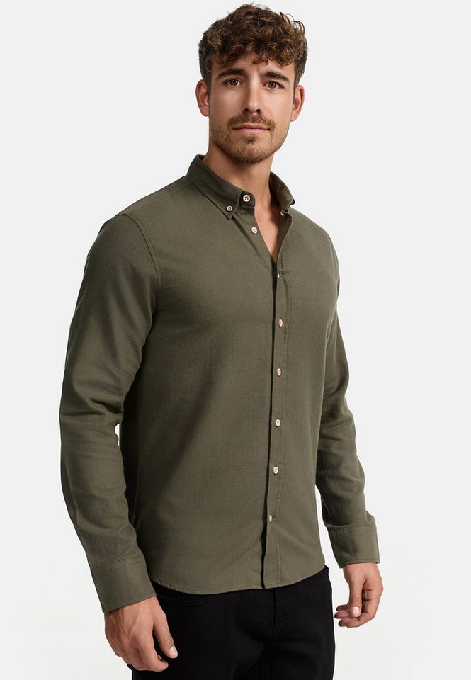Indicode Langarmhemd Riverside Langarmhemd mit Button-Down-Kragen Indicode Langarmhemd Riverside Langarmhemd mit Button-Down-Kragen von Indicode