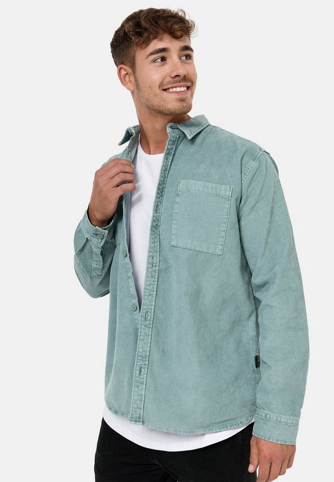 Indicode Langarmhemd Herren Thyge Herrenhemd Langarm von Indicode