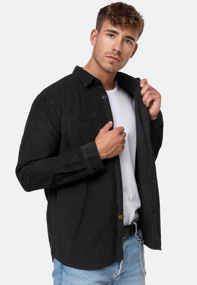 Indicode Langarmhemd Herren Thyge Herrenhemd Langarm von Indicode