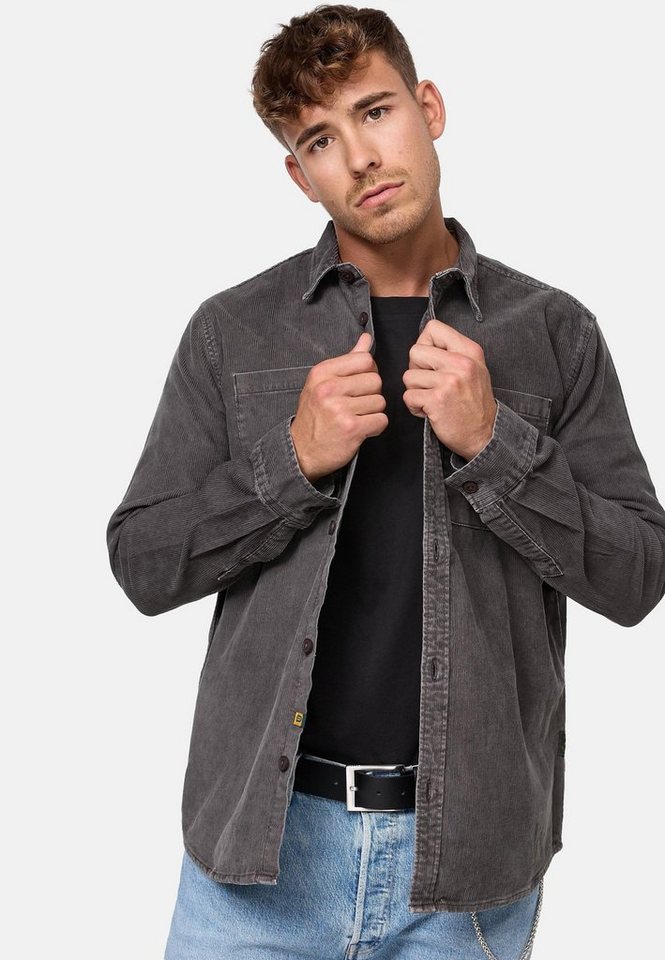 Indicode Langarmhemd Herren Thyge Herrenhemd Langarm von Indicode