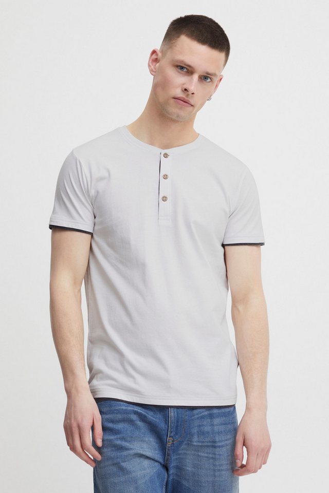 Indicode Layershirt IDTony Kurzarmshirt mit Knopfleiste von Indicode