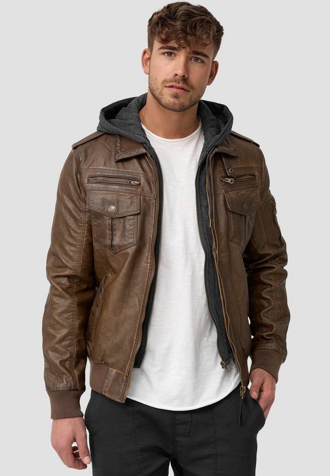 Indicode Lederimitatjacke Aaron Indicode Lederimitatjacke Aaron von Indicode
