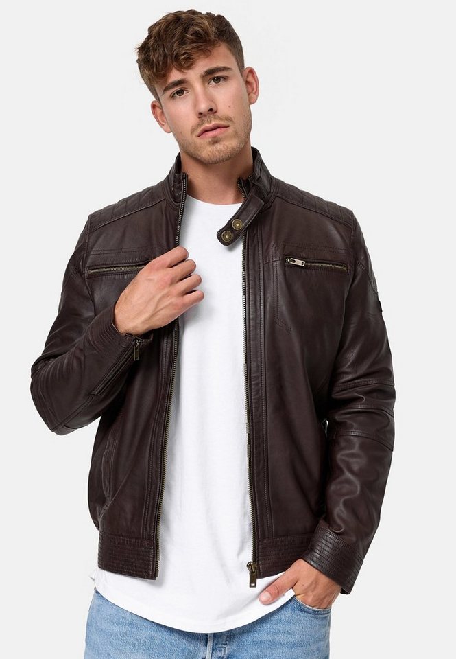 Indicode Winterjacke Germo aus echtem Lammleder Indicode Winterjacke Germo aus echtem Lammleder von Indicode