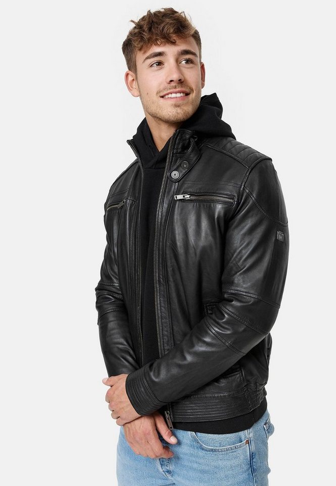 Indicode Winterjacke Germo aus echtem Lammleder Indicode Winterjacke Germo aus echtem Lammleder von Indicode