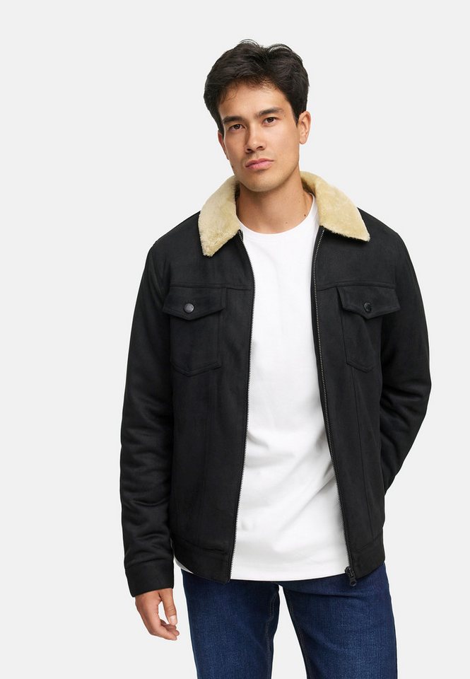 Indicode Winterjacke Herren INWoodleys Jacke Winter Herrenjacke Winterjacke mit warmem Teddyfell von Indicode