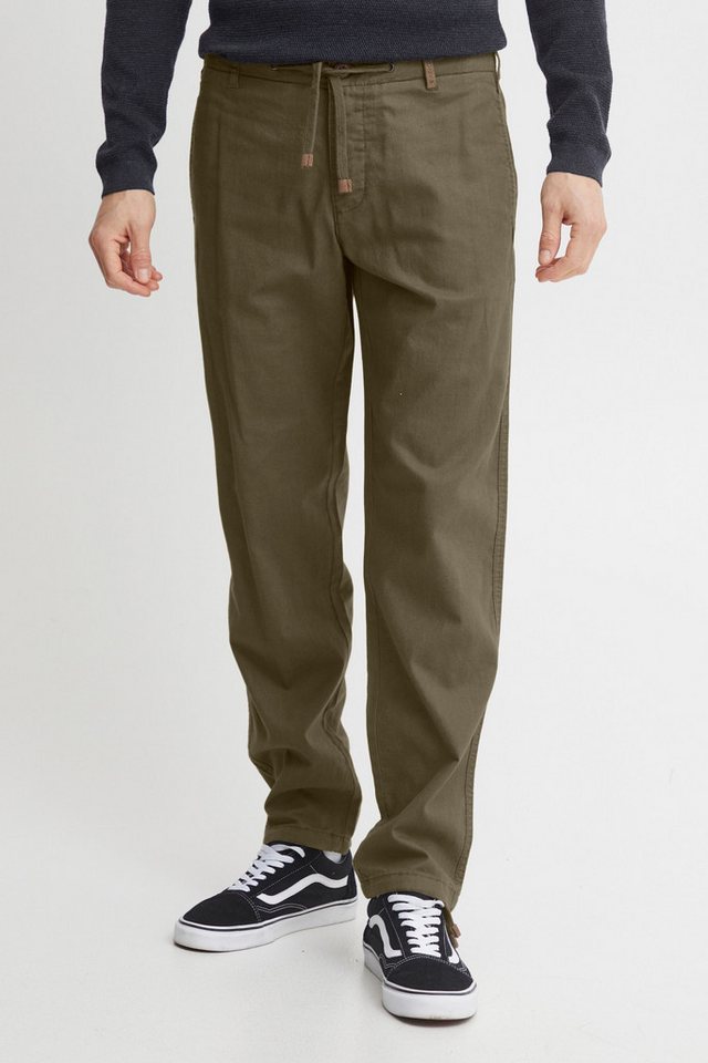 Indicode Leinenhose IDIves lange Hose mit Tunnelzug am Bund Indicode Leinenhose IDIves lange Hose mit Tunnelzug am Bund von Indicode