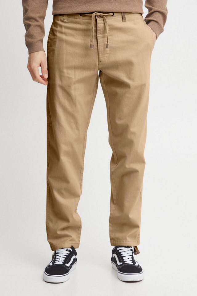 Indicode Leinenhose IDIves lange Hose mit Tunnelzug am Bund von Indicode