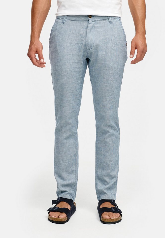 Indicode Leinenhose INGuy moderne Stretchhose mit schmalen Schnitt Indicode Leinenhose INGuy moderne Stretchhose mit schmalen Schnitt von Indicode