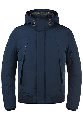 Indicode Madot Herren Winterjacke Herrenjacke Jacke mit Kapuze, Größe:L, Farbe:Navy (400) von Indicode