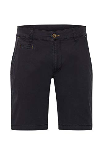 Indicode Miko Herren Chino Shorts Bermuda Kurze Hose Mit Stretch-Anteil Regular Fit, Größe:L, Farbe:Jet Black (978) von Indicode