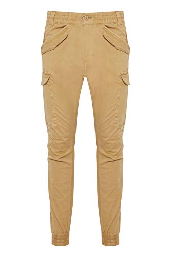 Indicode Nuva Herren Cargohose Lange Hose, Größe:L, Farbe:Antelope (029) von Indicode