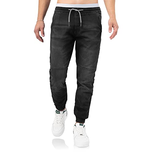 Indicode Oltjon lässige Bequeme Freizeithose in Jeansoptik mit elastischem Bund und Zugband in 3 Farben Indicode Oltjon lässige Bequeme Freizeithose in Jeansoptik mit elastischem Bund und Zugband in 3 Farben von Indicode