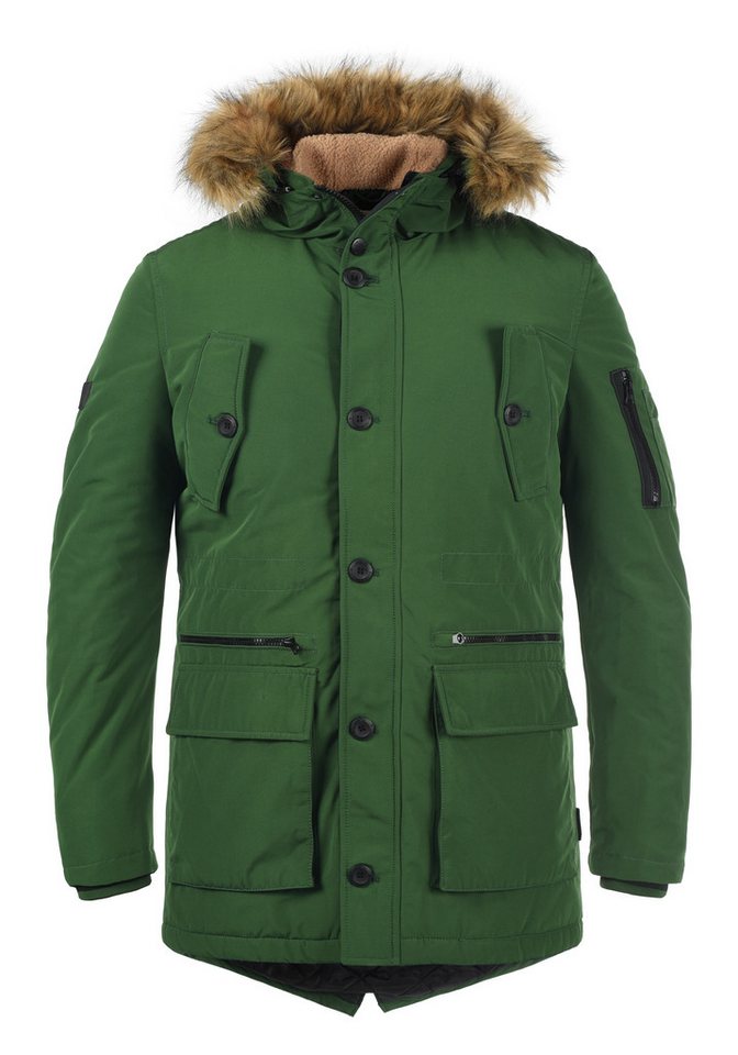 Indicode Parka IDRuffy modischer Herren Winterparka mit Kapuze von Indicode