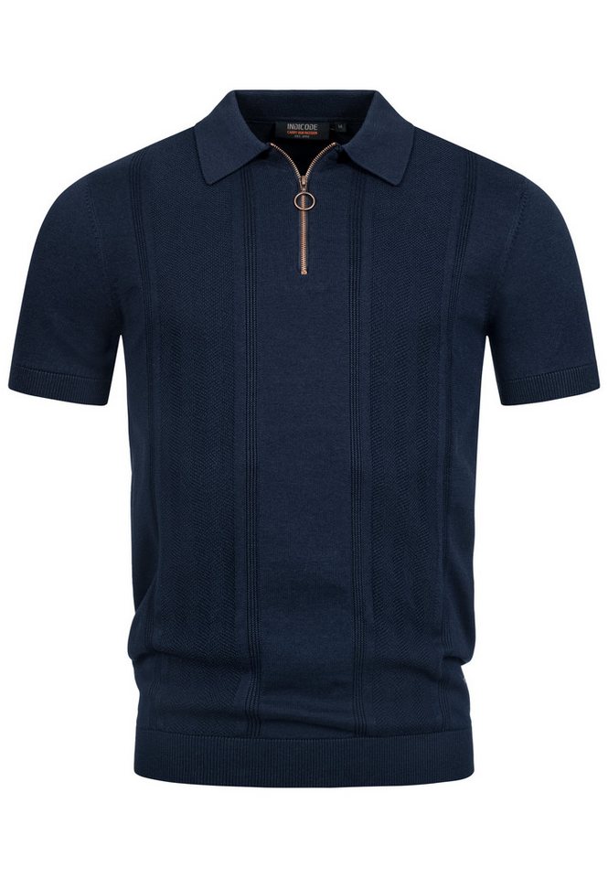 Indicode Poloshirt INSago Kurzarm-Poloshirt mit Reißverschluss Indicode Poloshirt INSago Kurzarm-Poloshirt mit Reißverschluss von Indicode