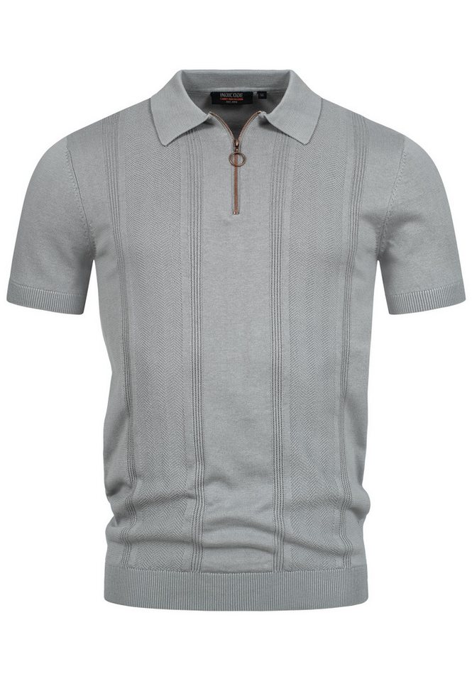 Indicode Poloshirt INSago Kurzarm-Poloshirt mit Reißverschluss Indicode Poloshirt INSago Kurzarm-Poloshirt mit Reißverschluss von Indicode