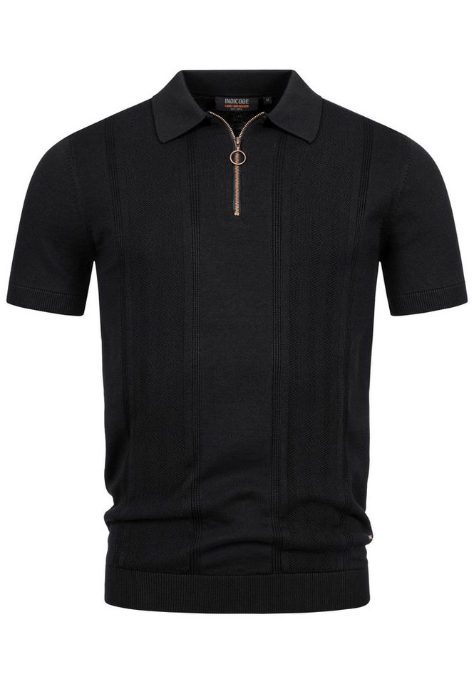 Indicode Poloshirt INSago Kurzarm-Poloshirt mit Reißverschluss Indicode Poloshirt INSago Kurzarm-Poloshirt mit Reißverschluss von Indicode