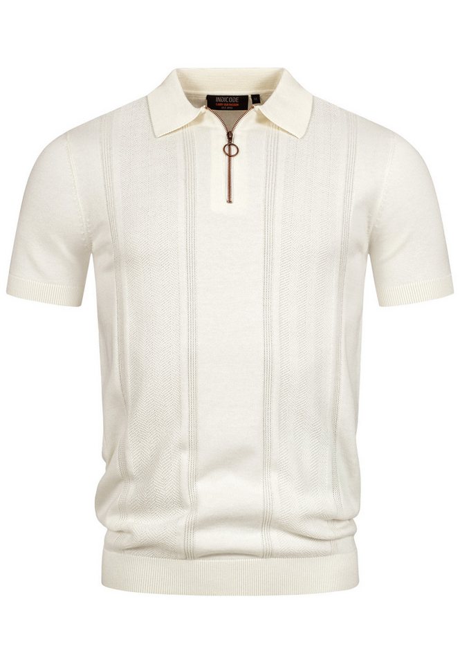 Indicode Poloshirt INSago Kurzarm-Poloshirt mit Reißverschluss Indicode Poloshirt INSago Kurzarm-Poloshirt mit Reißverschluss von Indicode
