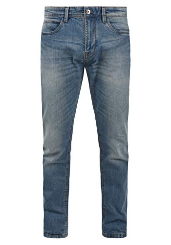 Indicode Quebec Herren Jeans Hose Denim mit Stretch-Anteil Regular Fit, Größe:W31/32, Farbe:Blue Wash (1014) von Indicode