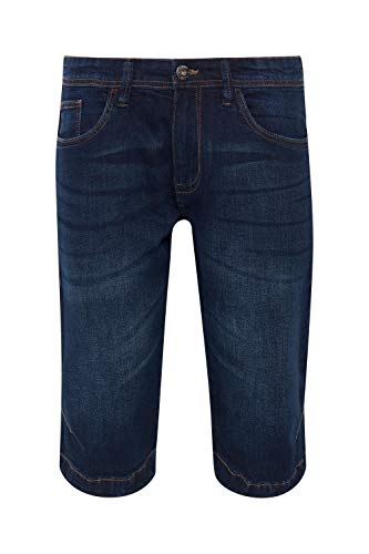 Indicode Quince Herren Jeans Shorts Kurze Denim Hose, Größe:S, Farbe:Dark Blue (855) von Indicode