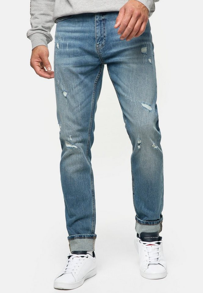 Indicode Regular-fit-Jeans INSmalinos Stylische Slim-Fit-Jeans mit elastischem Denim Indicode Regular-fit-Jeans INSmalinos Stylische Slim-Fit-Jeans mit elastischem Denim von Indicode