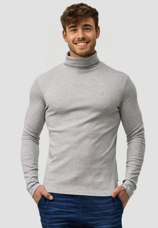Indicode Rollkragenpullover Eagon Rollkragen aus 100% Baumwolle von Indicode