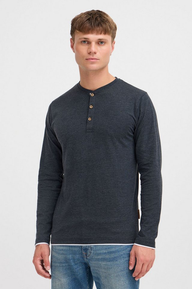 Indicode Rundhalsshirt IDGifford Longsleeve mit Knopfleiste Indicode Rundhalsshirt IDGifford Longsleeve mit Knopfleiste von Indicode