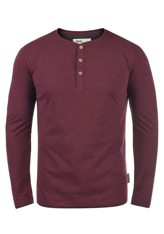 Indicode Rundhalsshirt IDGifford Longsleeve mit Knopfleiste Indicode Rundhalsshirt IDGifford Longsleeve mit Knopfleiste von Indicode