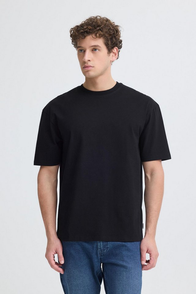Indicode Rundhalsshirt IDValmon Lockeres T-Shirt mit Backprint - Oversized Fit von Indicode