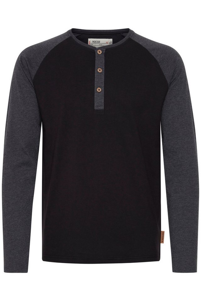 Indicode Rundhalsshirt IDWinston Longsleeve im Baseball-Look von Indicode