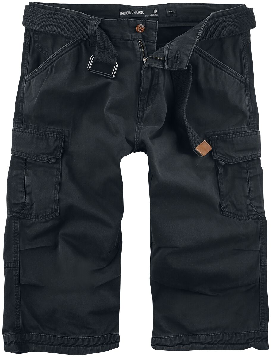 Indicode Short - Nicholas - M bis XXL - für Männer - Größe L - schwarz von Indicode