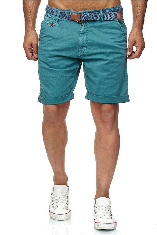 Indicode Shorts Herren kurze Hose mit Gürtel - Conor - Aus Baumwolle - Regular Fit Freizeithose - Sportlich eleganter Look - Bequemes Stretch Material Indicode Shorts Herren kurze Hose mit Gürtel - Conor - Aus Baumwolle - Regular Fit Freizeithose - Sportlich eleganter Look - Bequemes Stretch Material von Indicode
