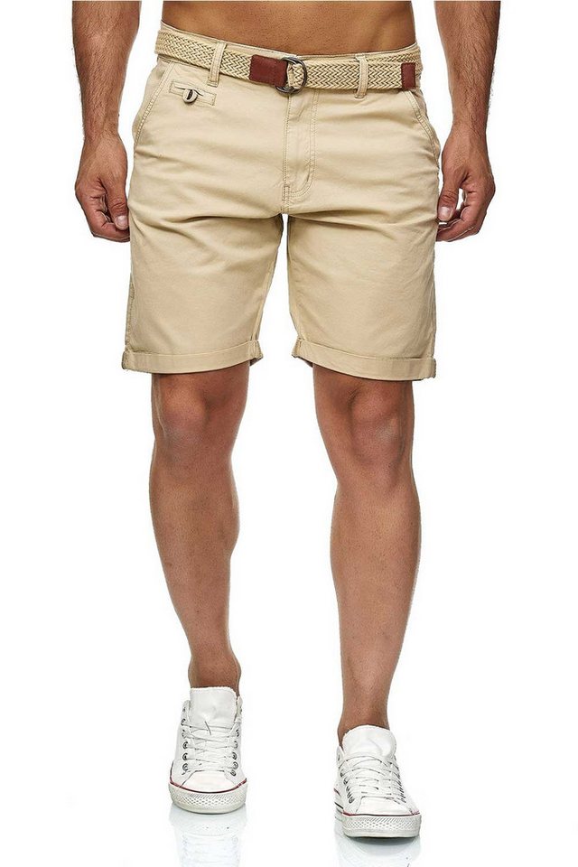 Indicode Shorts Herren kurze Hose mit Gürtel - Conor - Aus Baumwolle - Regular Fit Freizeithose - Sportlich eleganter Look - Bequemes Stretch Material Indicode Shorts Herren kurze Hose mit Gürtel - Conor - Aus Baumwolle - Regular Fit Freizeithose - Sportlich eleganter Look - Bequemes Stretch Material von Indicode