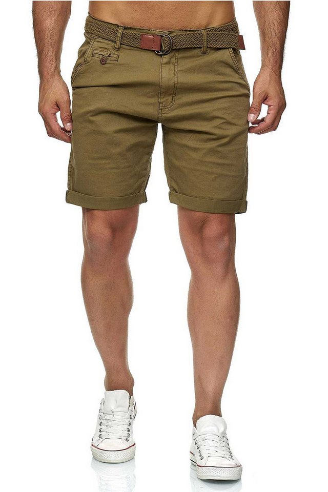 Indicode Shorts Herren kurze Hose mit Gürtel - Conor - Aus Baumwolle - Regular Fit Freizeithose - Sportlich eleganter Look - Bequemes Stretch Material Indicode Shorts Herren kurze Hose mit Gürtel - Conor - Aus Baumwolle - Regular Fit Freizeithose - Sportlich eleganter Look - Bequemes Stretch Material von Indicode