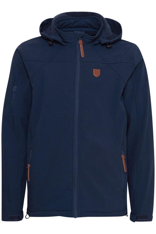 Indicode Softshelljacke IDJonas Übergangsjacke mit abnehmbarer Kapuze von Indicode