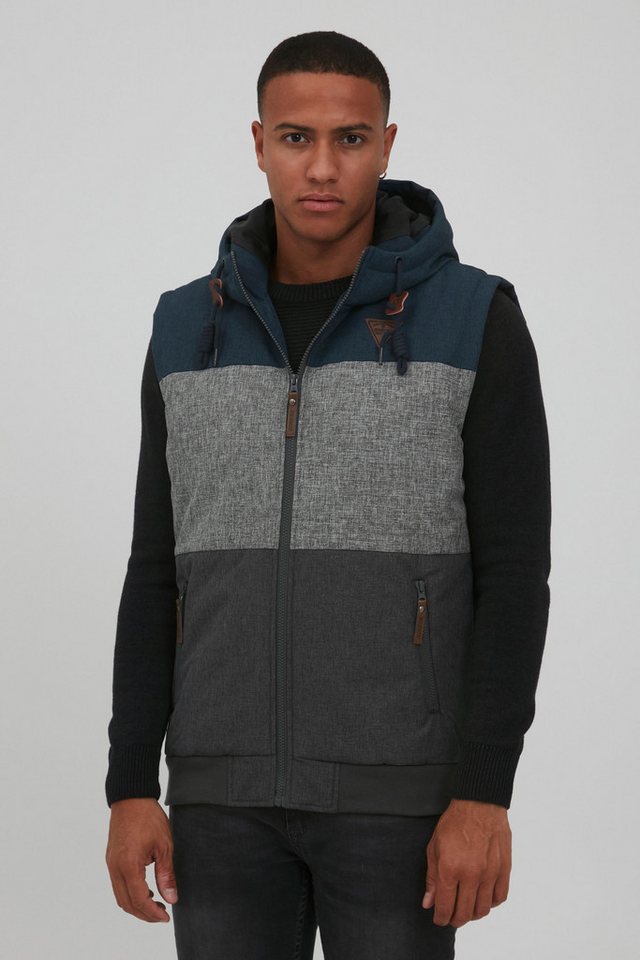 Indicode Softshellweste IDLecter Herren Outdoor-Weste mit Kapuze von Indicode